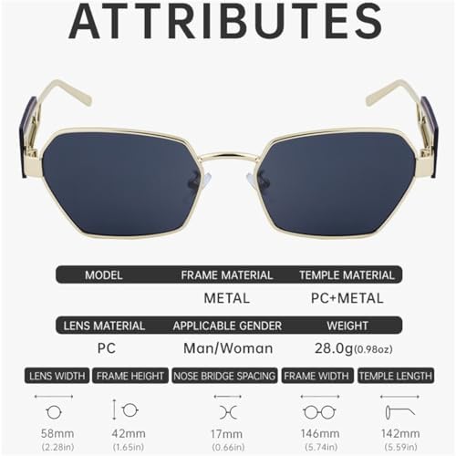 

Солнцезащитные очки в стиле панк с шестиугольными линзами для женщин, винтажные многоугольные солнцезащитные очки для мужчин, солнцезащитные очки в стиле стимпанк MTZJH, C2 Purple Pink