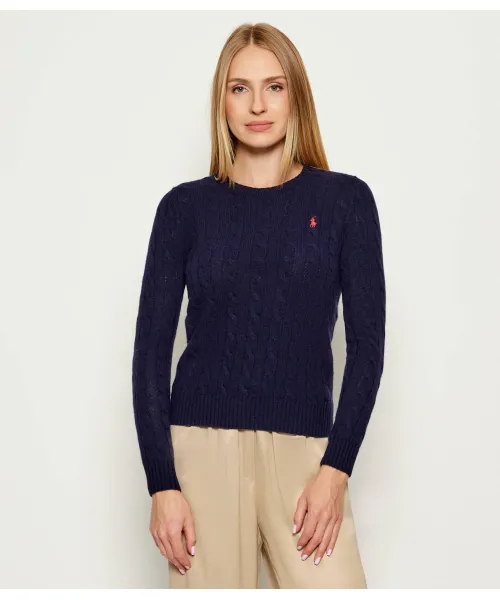 

Шерстяной свитер Джулианны Regular fit Polo Ralph Lauren, синий