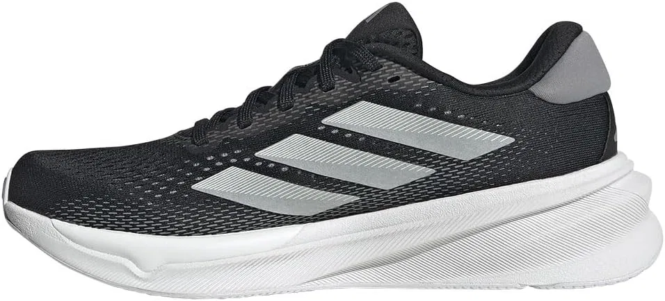 Женские беговые кроссовки Adidas Supernova, цвет черный/белый/серый — фото 3