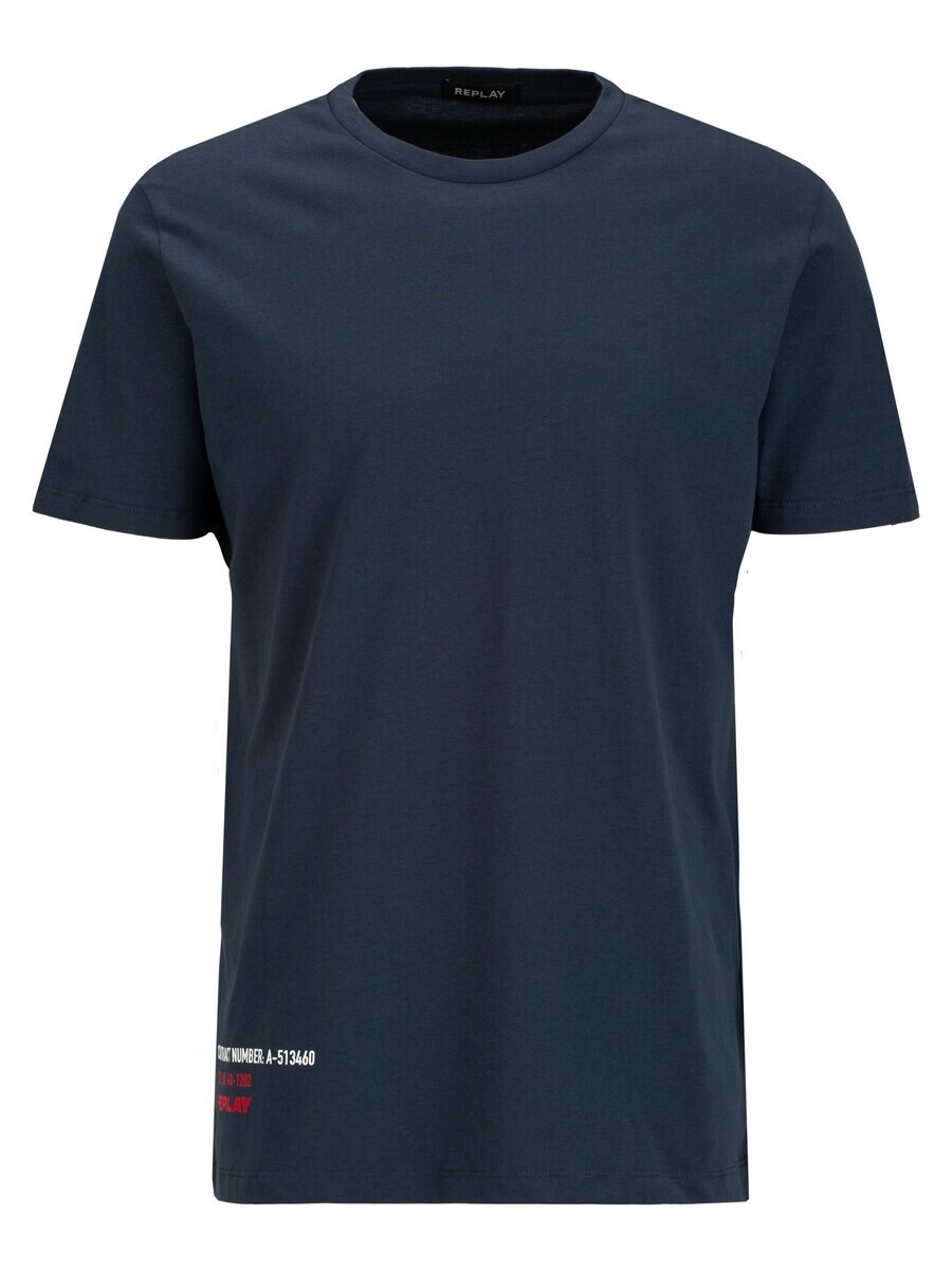 

Классическая футболка REPLAY Shirt, темно-синий