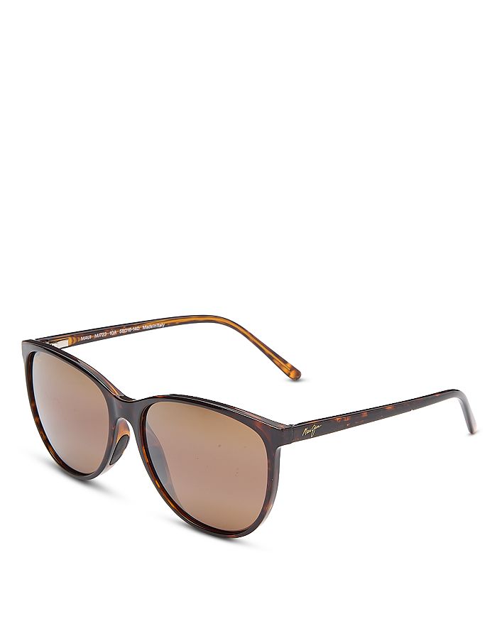 

Округлые солнцезащитные очки Ocean, 58 мм Maui Jim, коричневый