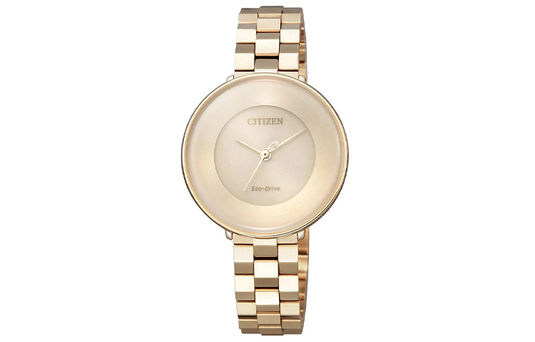 

CITIZEN Часы Ecology Drive Collection Solar Quartz Movement Stainless Steel Strap Watch Women's Watch Gold Dial EM0603 89X