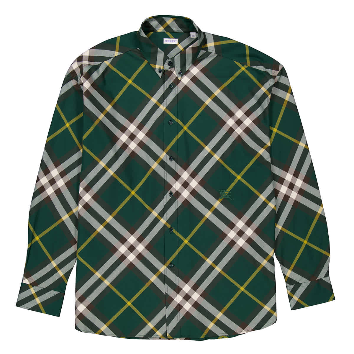 

Рубашка из хлопка с вышивкой Burberry Ekd, Ivy Ip Check