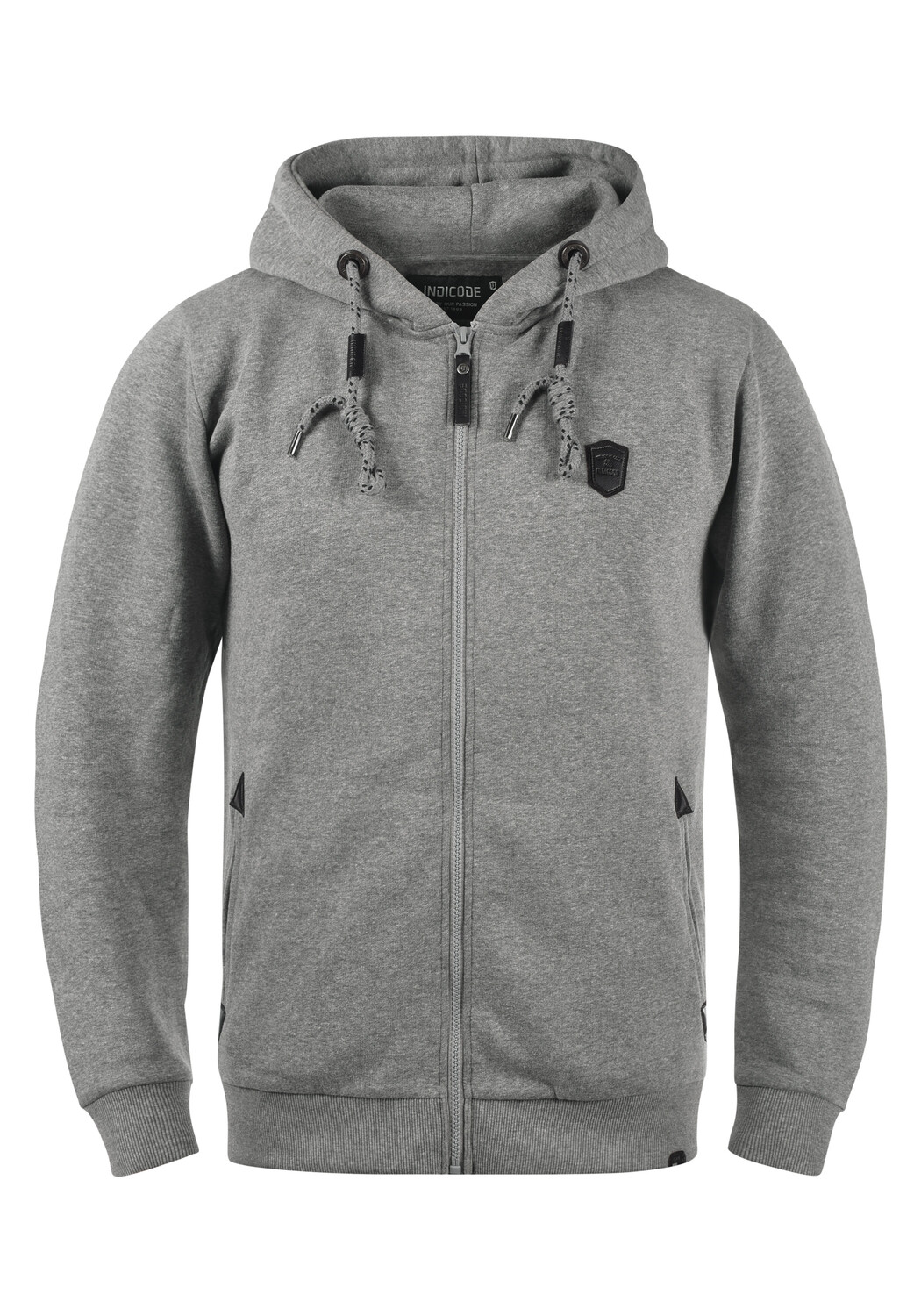 

Толстовка INDICODE Kapuzensweatjacke IDBarnhill, серый