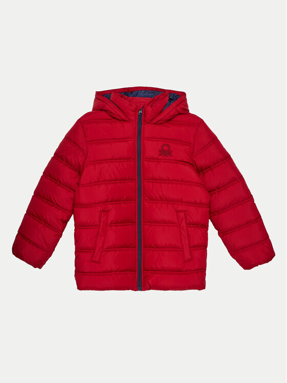 

Пуховик стандартного кроя United Colors Of Benetton, красный