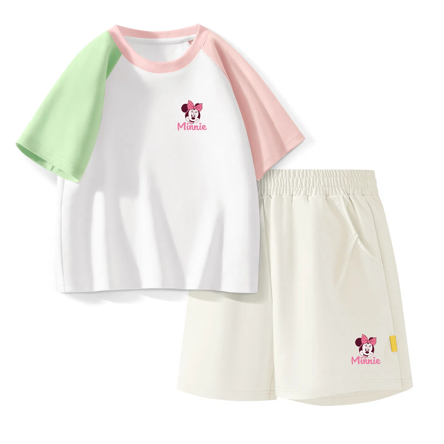 Детский спортивный костюм Casual Sportswear 2 Piece Set Disney, Di Hairband K Green Pink+Di Headband K_Bottom Right Mist White