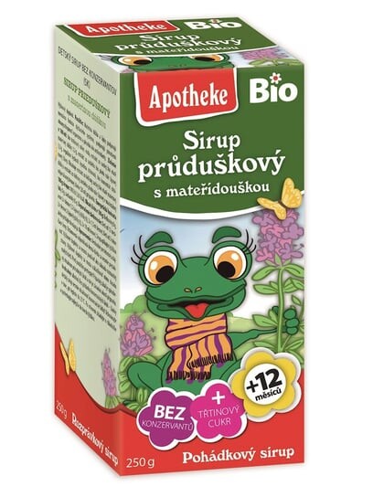 

Apotheke, Органический сироп тимьяна и шиповника для детей, 250 г