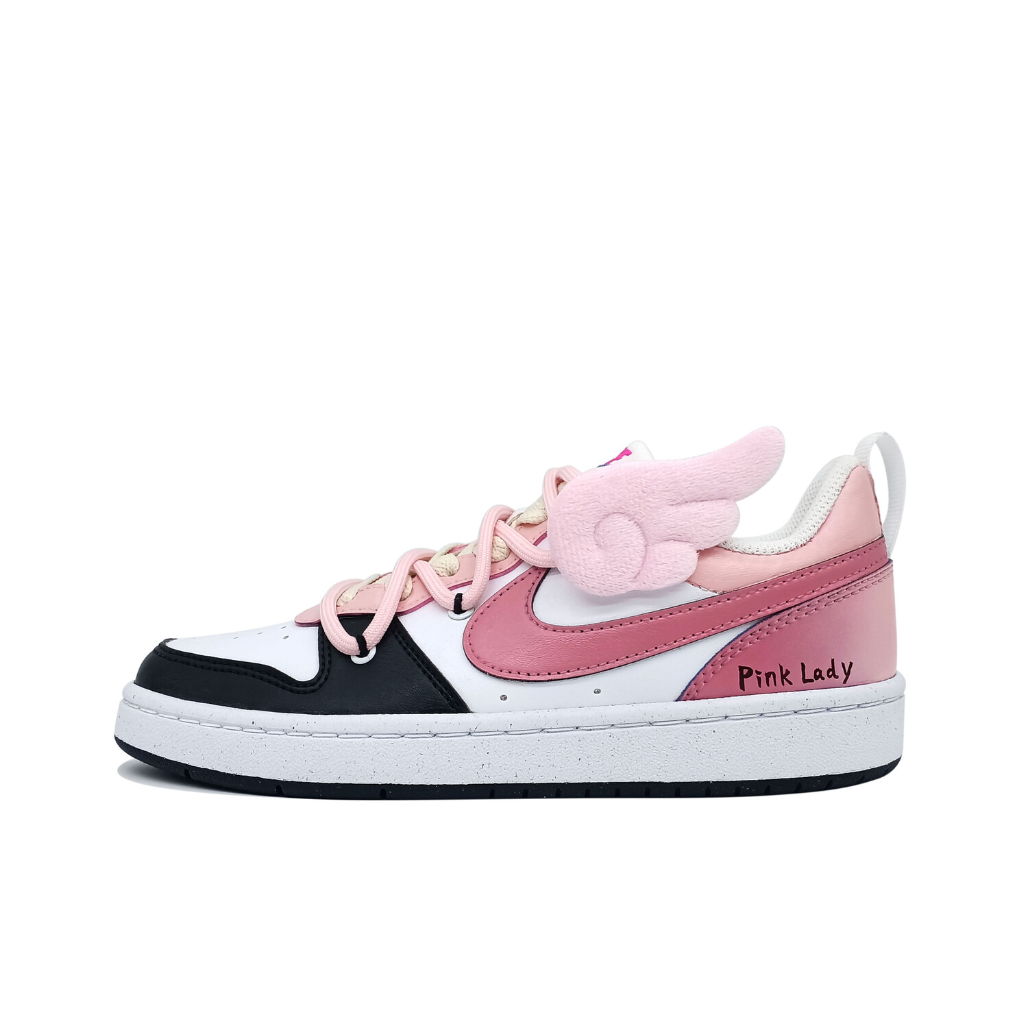 

Женские кроссовки для скейтбординга Nike Court Borough Low, Black/Pink
