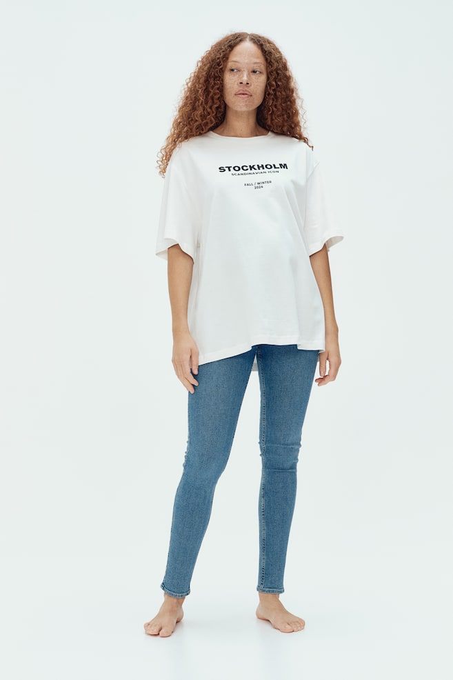 

Джинсы скинни Mom H&M, синий