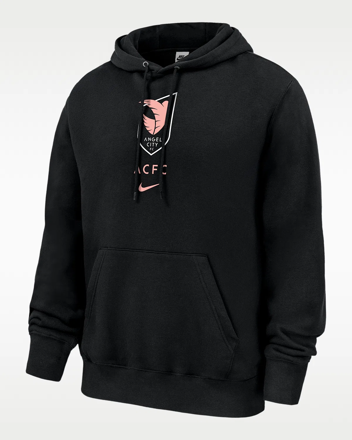 Мужская толстовка Nike NWSL Pullover Hoodie Angel City FC Club Fleece, Black
