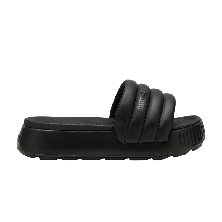 Шлепанцы Wmns Karmen Puffy Slide 'Triple Black', черный