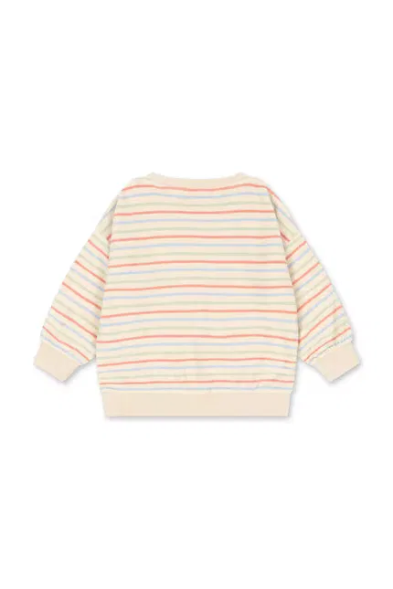 Блуза детская с рифленой вязкой Itty Rib Sweat Shirt Konges Sløjd, мультиколор — фото 2