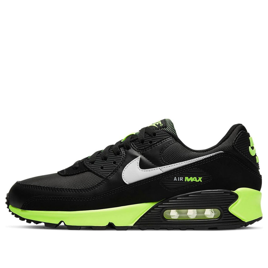 

Беговые кроссовки Nike Air Max 90 'Black Hot Lime', черный