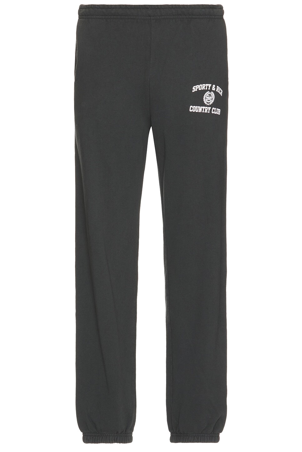 

Спортивные штаны с гербом университета Sporty & Rich, цвет Faded Black