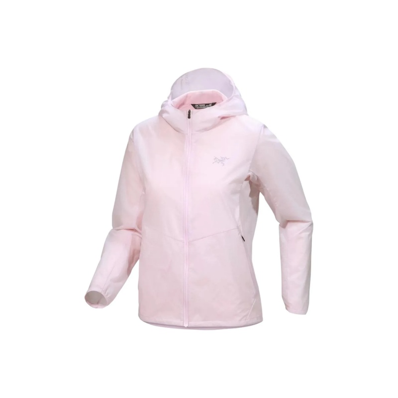 Arcteryx Ветровка унисекс нежно-розового цвета, Blush Cloud Pink — фото 2