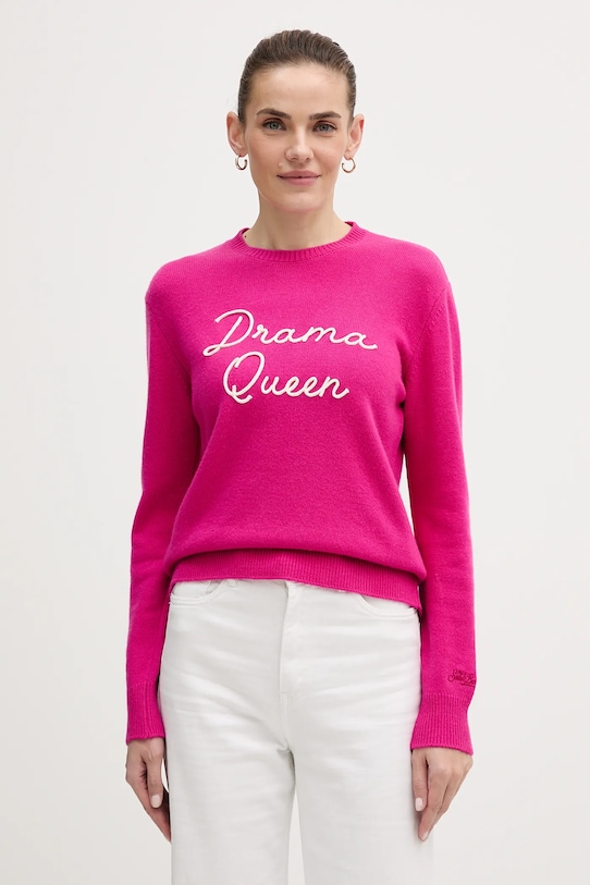 

Шерстяной свитер MC2 Saint Barth, розовый