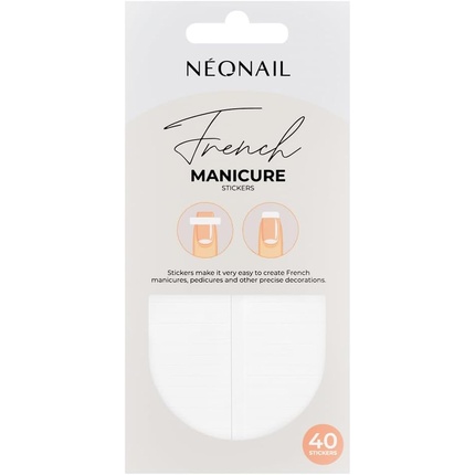 

Наклейки для французского маникюра Neonail 40 шт. - трафарет для французского маникюра Néonail