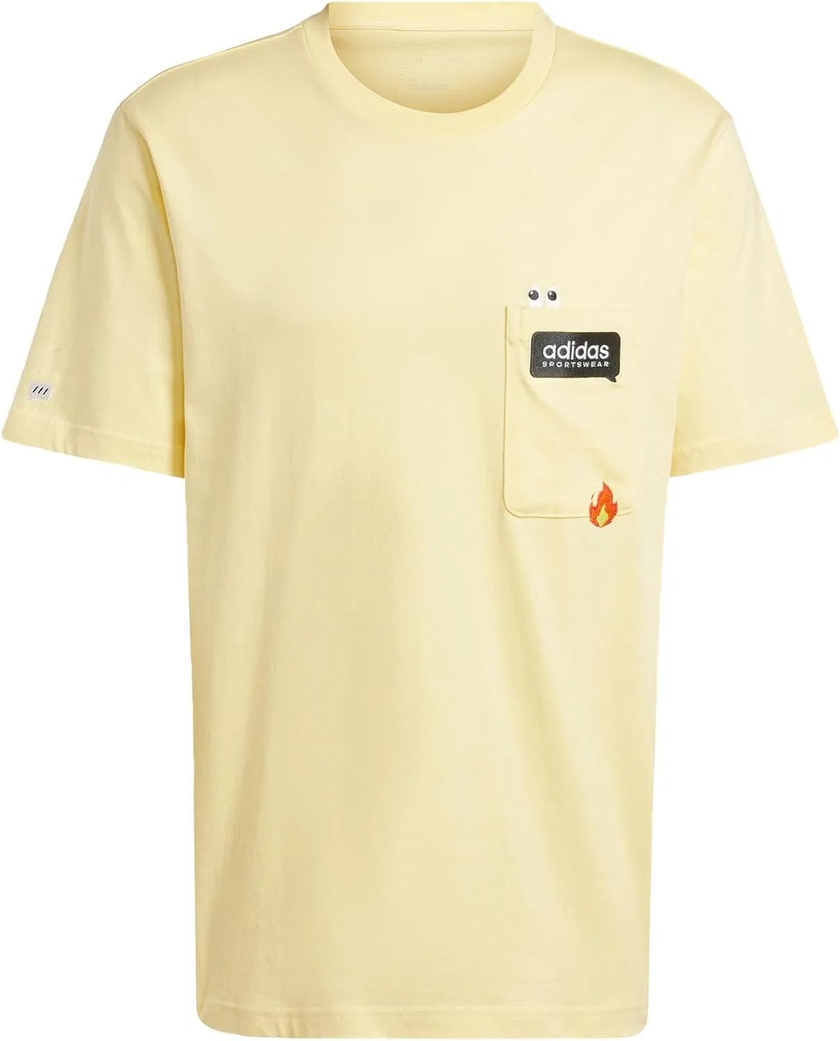 Футболка с карманом adidas, Almost Yellow