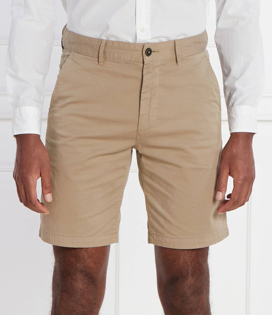 

Шорты BOSS ORANGE Slim Fit, коричневый