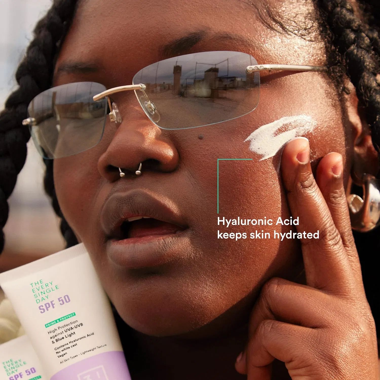Солнцезащитный крем для лица The Every Single Day SPF50 (мини) от 3INA Makeup 3Ina — фото 4