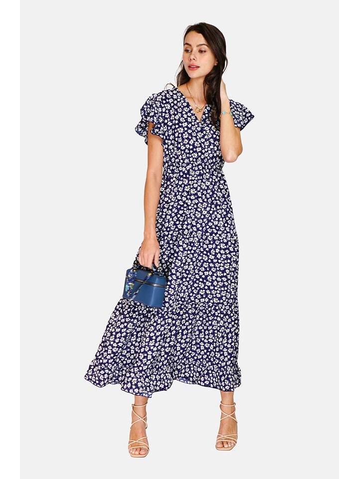 

Длинное платье ASSUILI, цвет dunkelblau/weiß