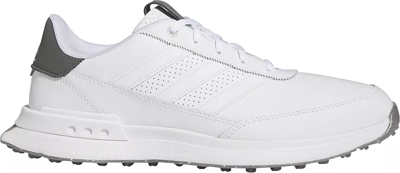 

Мужские кожаные туфли для гольфа без шипов Adidas S2G '24, цвет White/White/Charcoal