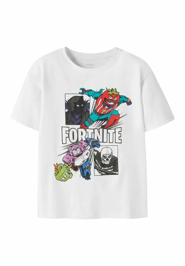 Футболка с принтом fortnite Name It, Bright White — фото 3