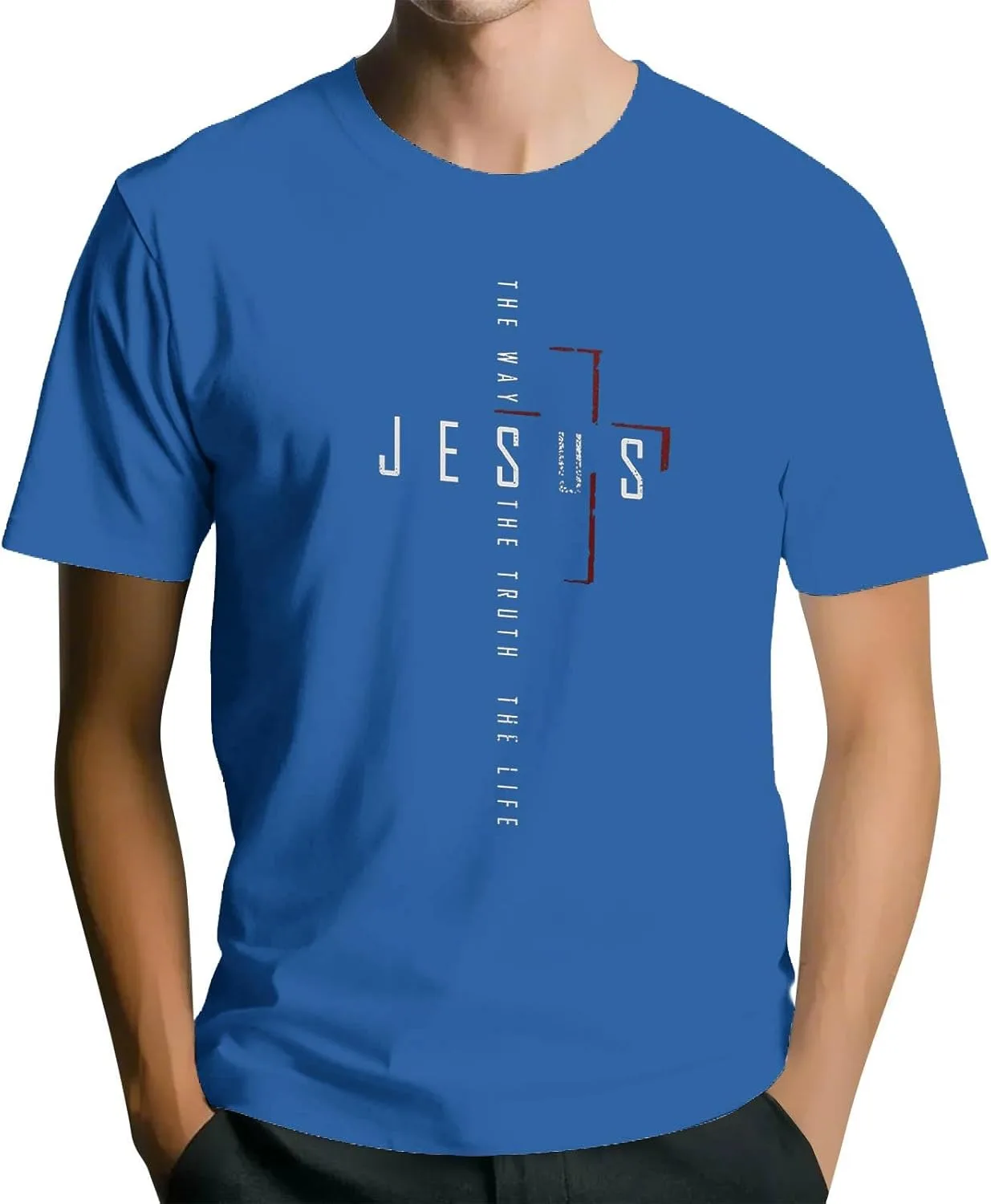 

Футболка с принтом Jesus Cross FQZWONG