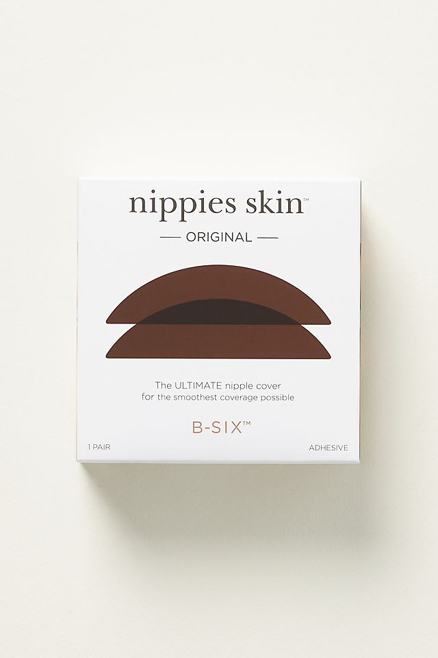 

Силиконовая накладка Nippies Skin многоразовая, коричневый