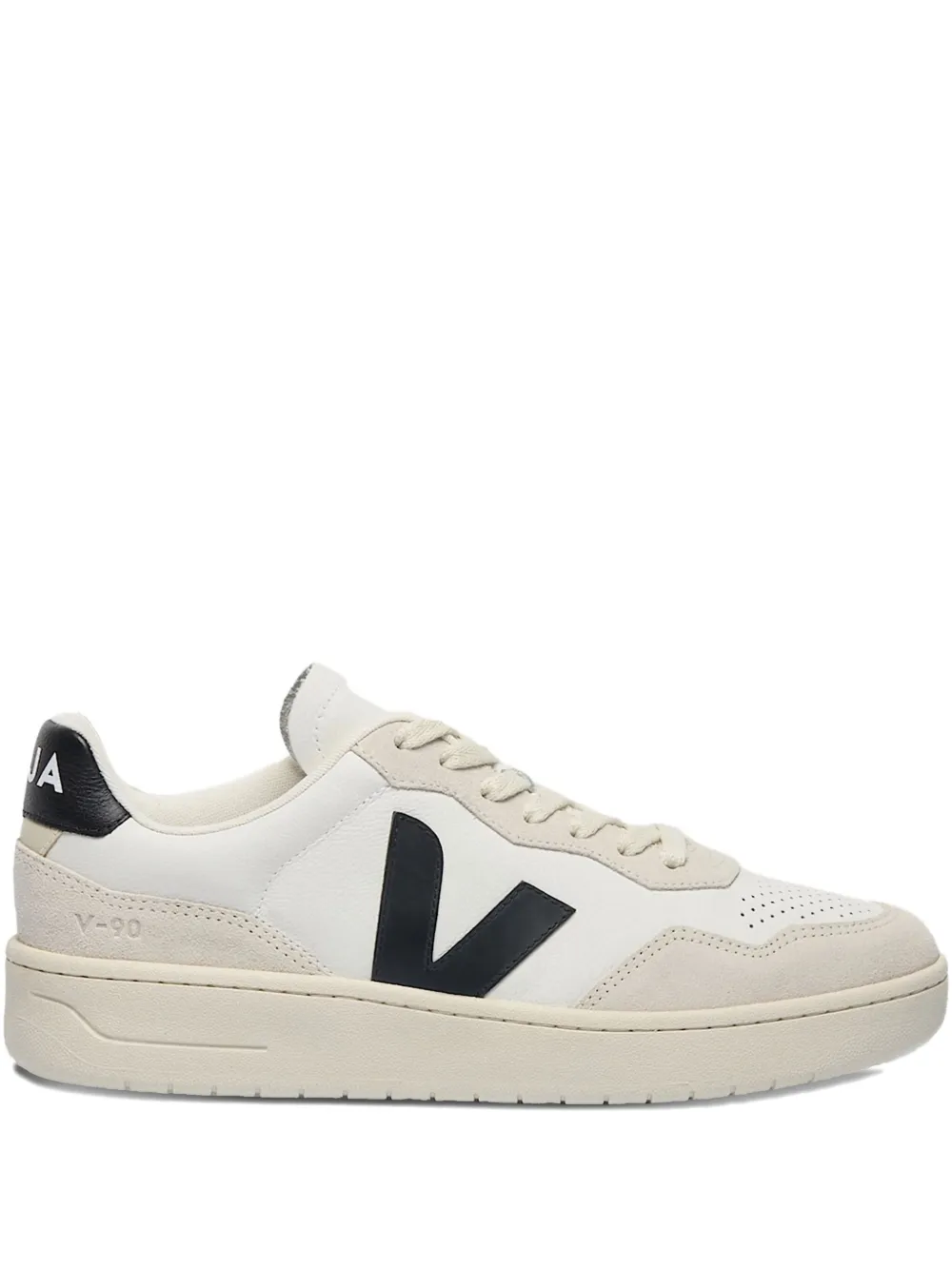 

Кожаные кроссовки с V-образным логотипом VEJA, белый