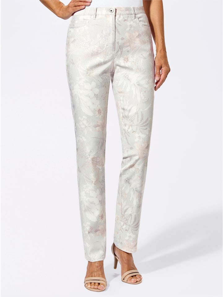 

Брюки с пятью карманами в цвете экрю-тауп Cosma