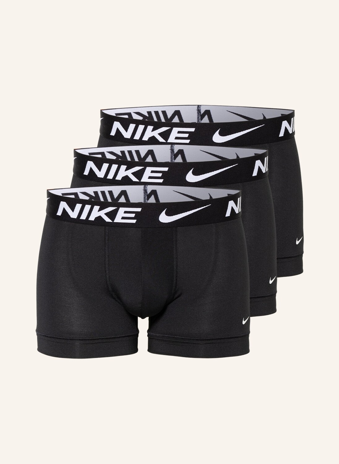 

Набор из 3 боксеров micro essential Nike, черный
