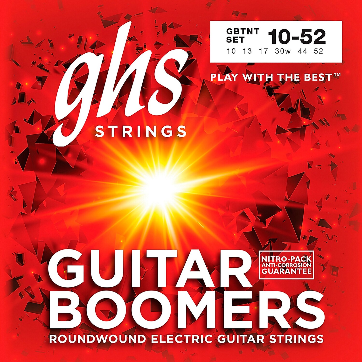 

Тонкие и толстые струны для электрогитары GHS GBTNT Boomers