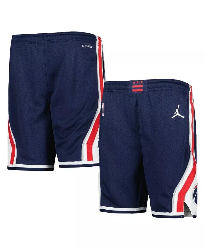 

Шорты Swingman Performance для больших мальчиков и девочек Navy Washington Wizards Statement Edition Jordan