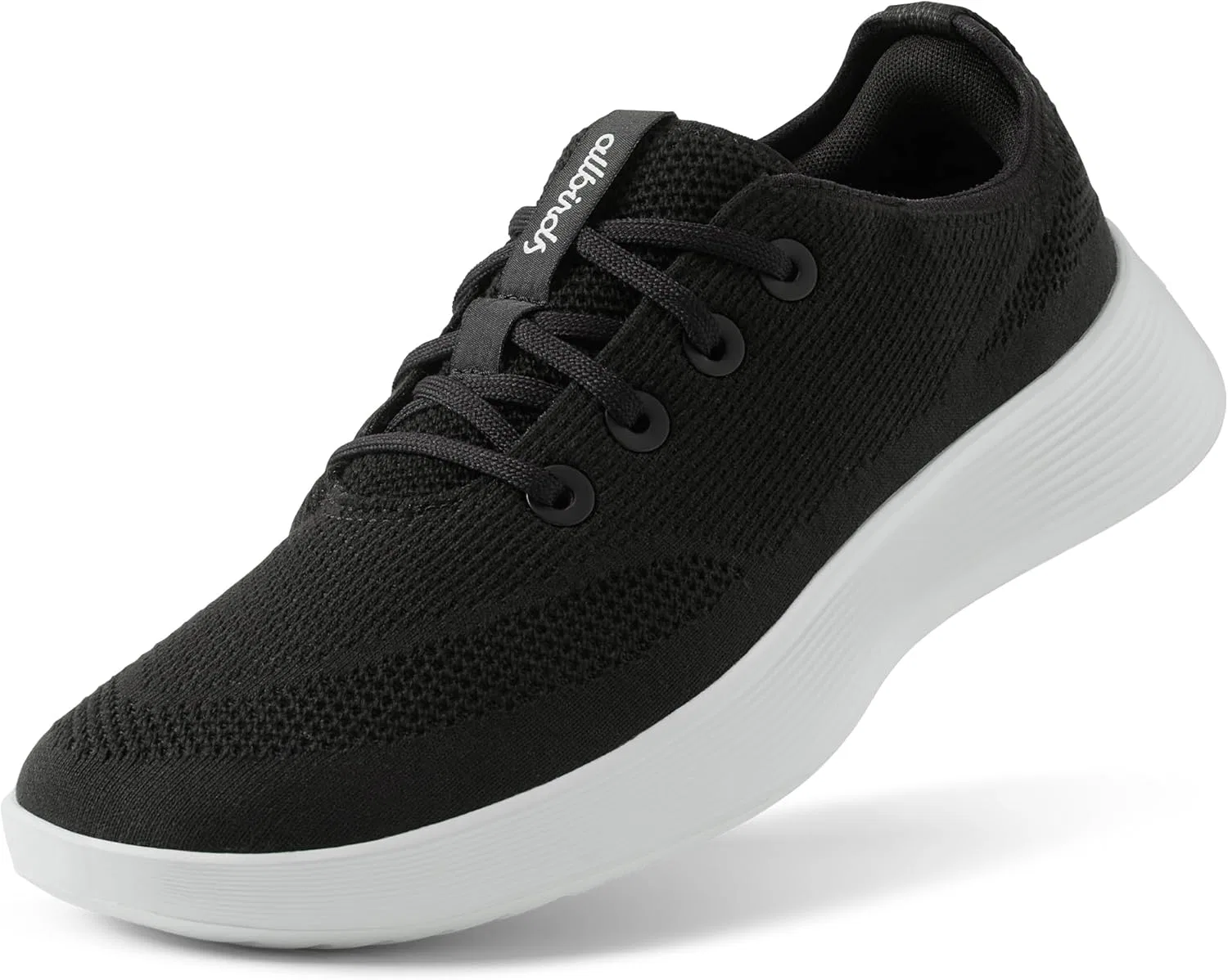 Мужские кроссовки Allbirds Tree Runner Go Everyday Trainers, Natural Black Blizzard Sole