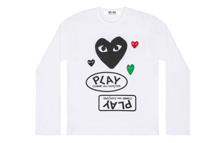 

Футболка мужская белая CDG Play