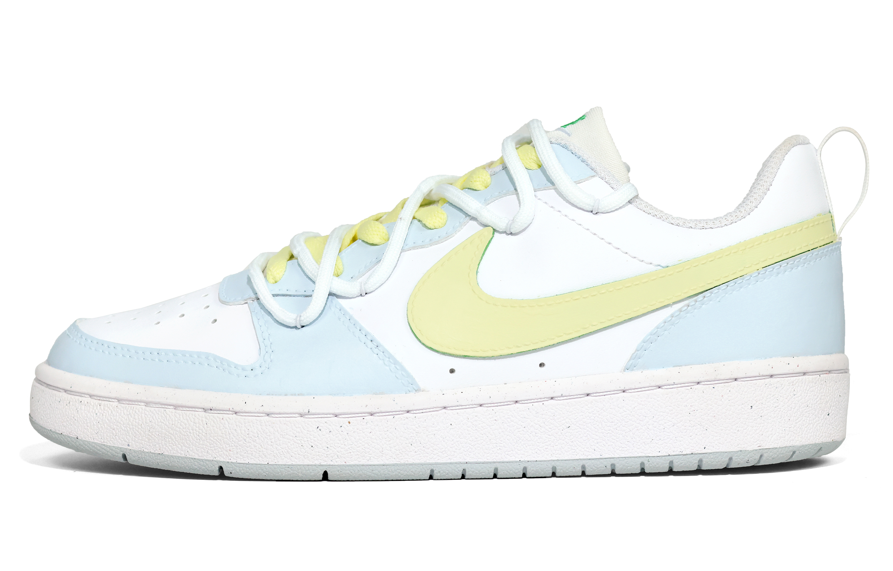 

Обувь для скейтбординга Court Borough для детей, начальная школа Nike, цвет Yellow/White/Blue