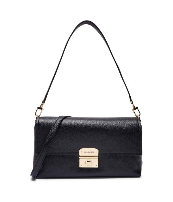 

Кожаная сумка через плечо Addie Michael Kors, черный