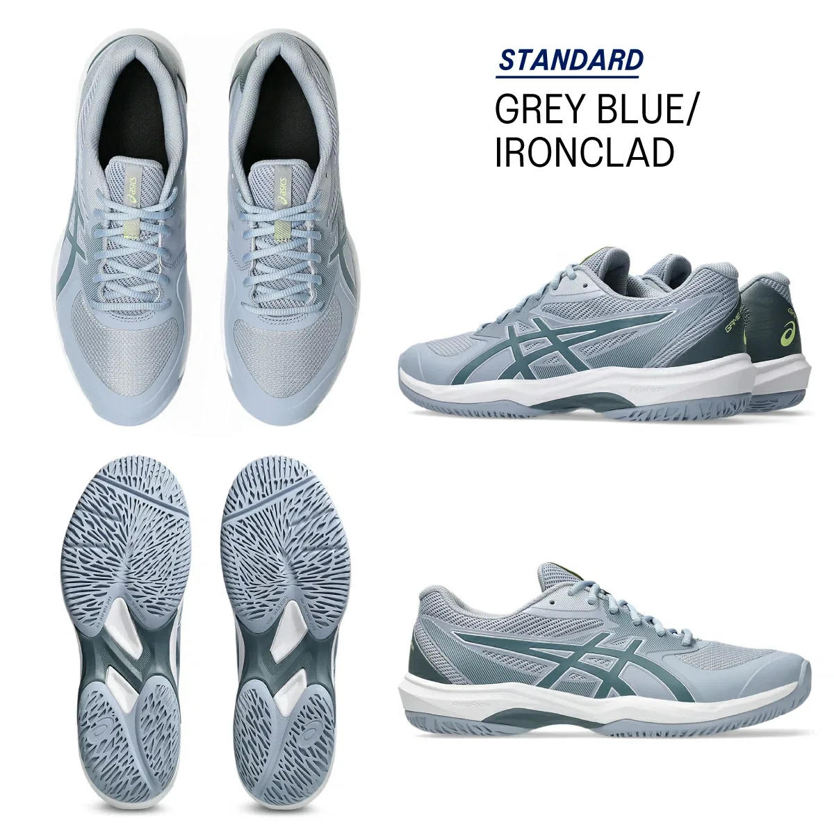 Мужские теннисные кроссовки «Game FF» от ASICS, White/Dark Neptune — фото 4