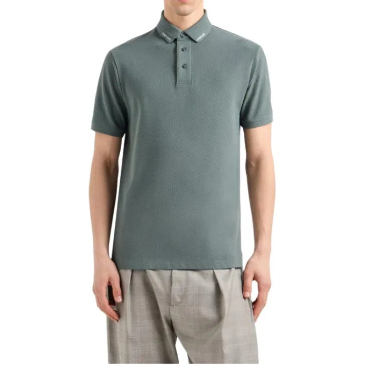 Поло пике EMPORIO ARMANI, Green — фото 4