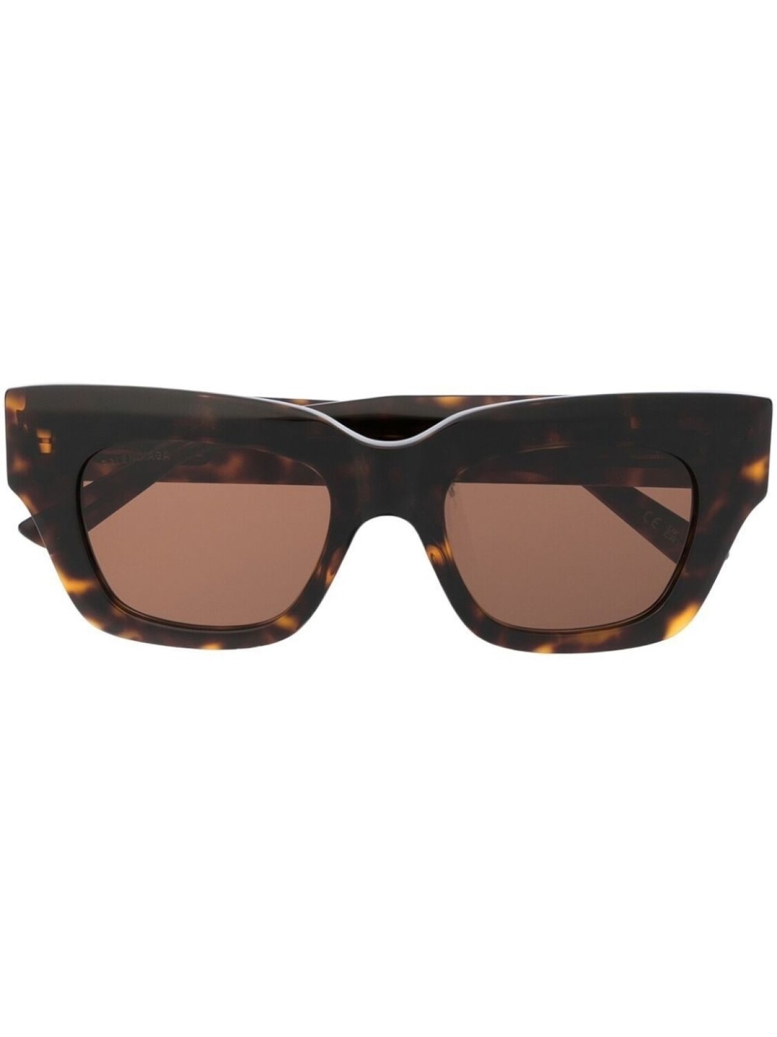

Balenciaga Eyewear солнцезащитные очки в квадратной оправе с логотипом, коричневый