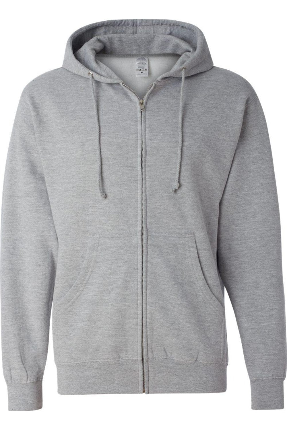 

Independent Trading Co. Толстовка средней плотности с капюшоном и застежкой-молнией, цвет grey heather