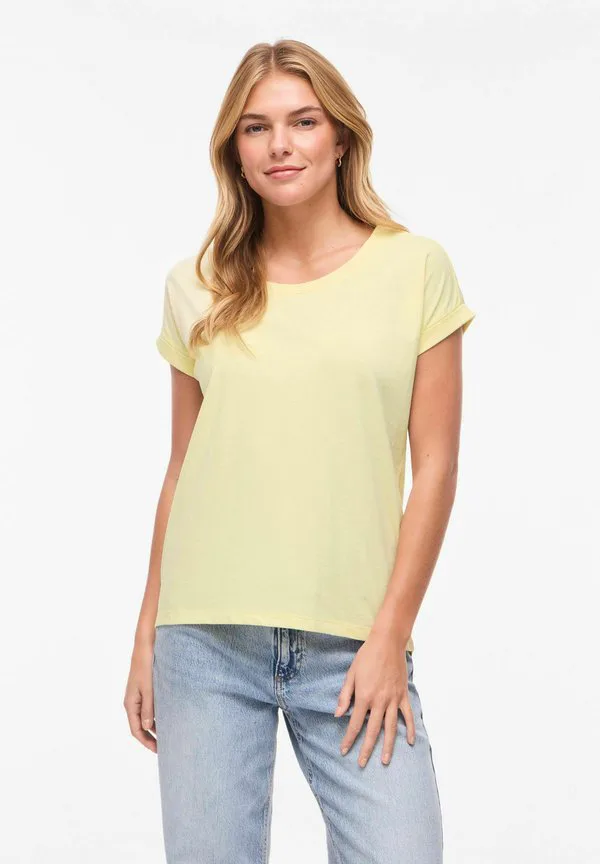 

Новая базовая футболка vidreamers pure Vila, Pastel Yellow, Желтый, Новая базовая футболка vidreamers pure Vila, Pastel Yellow