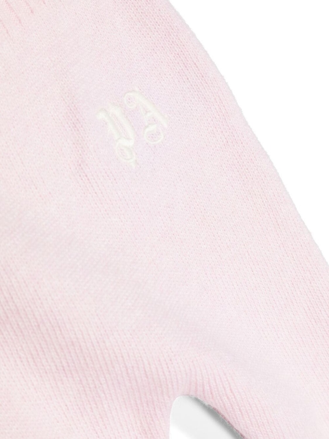 Palm Angels Kids трикотажные брюки с вышитым логотипом, розовый — фото 3
