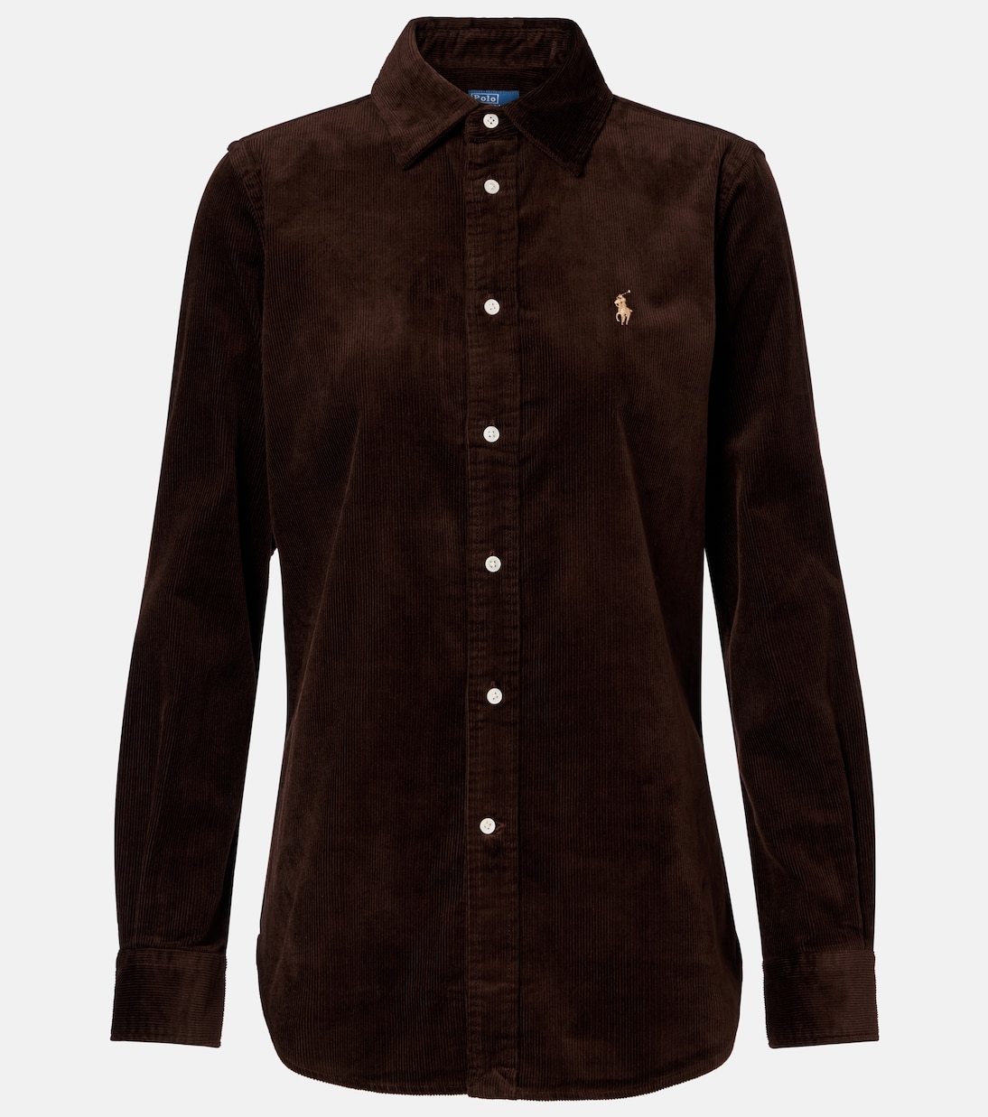 

Рубашка из хлопкового вельвета Polo Ralph Lauren, Dark Beech