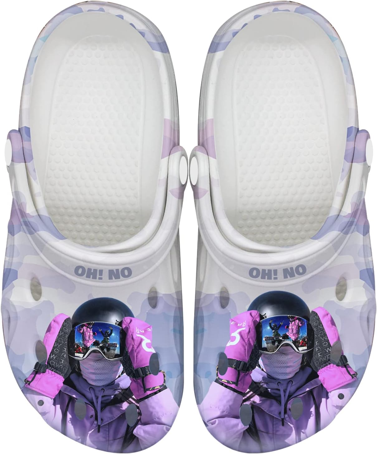 

Женские и мужские сабо FolHaoth с фото и текстом, с изображением лица питомца и именем, летние тапочки, садовая обувь, с изображением кошки или собаки, индивидуальные забавные сабо, подарки для друзей, любимых или для себя, фиолетовый