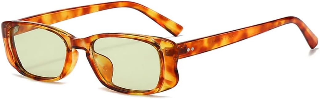 

Солнцезащитные очки с защитой UV400 | Маленькая оправа, металлические петли | Для женщин и мужчин, для занятий спортом на открытом воздухе и вождения DSVIGF, C6 Demi Green