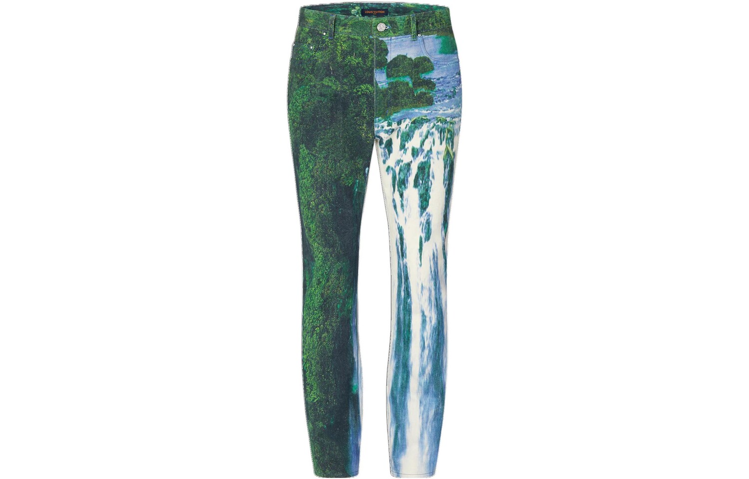 

Новые квартальные продукты LV Jeans Men Green Louis Vuitton, зеленый