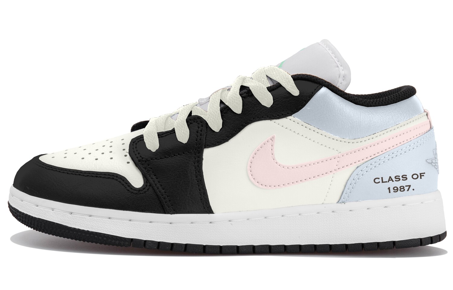 

Кроссовки Air Jordan 1 Vintage Basketball Shoes Women's Low-top Blue/pink, голубой, Синий, Кроссовки Air Jordan 1 Vintage Basketball Shoes Women's Low-top Blue/pink, голубой