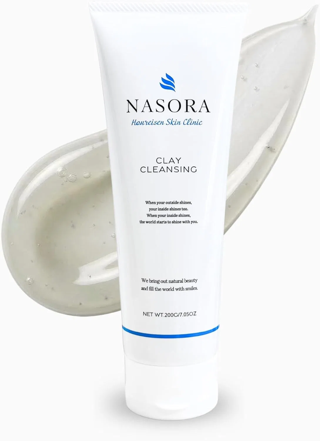 Гель для умывания Nasora — С глиной HC Clay Cleanser, , серый, 200 г